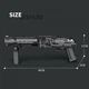 Конструктор Reobrix 77002 Дробовик Super Shorty, 882 деталей (Стреляет после сборки) - изображение 8