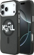 Панель Karl Lagerfeld IML Glitter Karl & Choupette Sketch MagSafe do Apple iPhone 17 Pro Max Black (3666339504502) - зображення 1