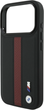 Панель BMW M Perforated Stripe Logo MagSafe для Apple iPhone 17 Pro Red (3666339481667) - зображення 6