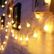 Гирлянда светодиодная LED Шарики 100 шт, 15 мм, Тёплое белое свечение, 8 режимов, 10 м (10382) - изображение 9