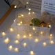 Гирлянда светодиодная LED Шарики 100 шт, 15 мм, Тёплое белое свечение, 8 режимов, 10 м (10382) - изображение 4