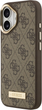 Панель Guess 4G Logo Plate MagSafe для iPhone 17 Brown (3666339489762) - зображення 2