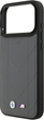 Etui plecki BMW M Quilted Logo MagSafe do Apple iPhone 17 Pro Max Graphite (BMHMP17X25PSECHA) - obraz 6