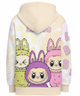 Детское худи Labubu 10 с принтом, худи с героями Лабубу S 122 - изображение 2