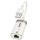 Переходник HOCO UA41 Crystal USB to RJ45 100 Mbs (0.15m) (Apricot) (240105) - изображение 3