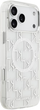 Панель Karl Lagerfeld IML KL Monogram MagSafe do Apple iPhone 17 Pro Max White (3666339505981) - зображення 5