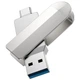 Флеш-накопичувач Hoco UD10 Metal Flash 2in1 USB 3.0/Type-C - 16GB Gray - зображення 2