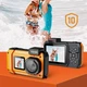 Водонепроницаемая цифровая камера D50 (IP68) Orange - изображение 2