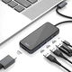 Конвертер/ХАБ USB-C HUB XO HUB002 Multifunction 5in1 (USB-С to HDMI+USB*3+PD) - изображение 1