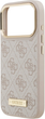 Etui plecki Guess 4G Logo Plate MagSafe do iPhone 17 Pro Pink (3666339489823) - obraz 6