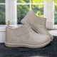 Зимние женские калоши Dago Style бежевые на меху 40р (26 см) 4551 - изображение 4