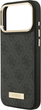Etui plecki Guess 4G Logo Plate MagSafe do iPhone 17 Pro Max Black (3666339489755) - obraz 6