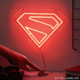 Нічник Paladone DC Superman logo LED неоновий (5056577754476) - зображення 4