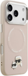 Etui Karl Lagerfeld Karl & Choupette Pin MagSafe do Apple iPhone 17 Pro Pink (3666339495473) - obraz 5