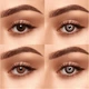 Карие контактные линзы ELITE Lens Кукольные Карие 2 шт - изображение 4