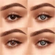 Коричневі контактні лінзи ELITE Lens Браун Візерунок 2 шт - зображення 4