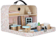 Domek dla lalek Kik w walizce akcesoria drewniane mebelki (KX3054) (5903039767539) - obraz 5