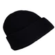 Жіноча шапка біні Corze HC6BL - вовняна, оверсайз, чорна (black) - изображение 7