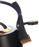 Czajnik Orion z gwizdkiem stalowy Czarno-złoty 3 l (8592381191573) - obraz 4