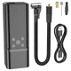 Автомобільний компресор насос Hoco ZP7 Maddy portable smart air pump 5000 mAh Black - изображение 1