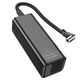 Автомобільний компресор насос Hoco ZP7 Maddy portable smart air pump 5000 mAh Black - изображение 4