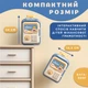 Детская сейф-копилка для денег с кодовым замком и отпечатком пальца, на батарейках, 14х10.5х24 см, серая - изображение 2