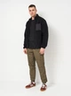 Футболка бавовняна довга чоловіча Fila FAM1108-80010 M Чорна (4067777242619) - зображення 3