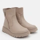 Женские зимние ботинки кожаные высокие PARADIZE SHOES 23314 37 24 см Бежевые (ROZ6501099007) - изображение 3