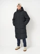Куртка зимняя длинная мужская Converse Long Puffer CVM5J032-BLK L Черная (0198820076050) - изображение 1
