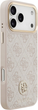 Панель Guess 4G Strass Logo MagSafe для iPhone 17 Pro Max Pink (3666339529611) - зображення 4