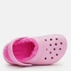 Детские кроксы-сабо утепленные для девочки Crocs Classic Lined Glitter Clog K 207462-6WY 30-31 (C13) Розовые (196265885619) - изображение 5