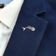 Значок (пин) BROCHE брошь бижутерия Скелет Рыбы серебристый BRGV114494 - изображение 6
