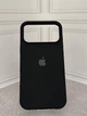 Чехол Premium Silicone Case Full для iPhone 17 Pro Black - изображение 1