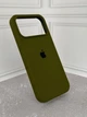 Чохол Premium Silicone Case Full для iPhone 17 Pro Army Green - зображення 3