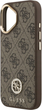 Панель Guess 4G Strass Logo & Big Strap Metal Buttons MagSafe для iPhone 17 Brown (3666339550950) - зображення 6