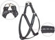 Шлея регульована для собак Amiplay Reflective S 20-35 см Чорна (5907563215818) - зображення 2