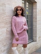 Fashions • В'язаний костюм Злата Fashions 42-52 пудра (314-нс) - зображення 1