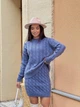 Fashions • В'язаний костюм Злата Fashions 42-52 джинс (314-нс) - зображення 1