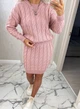 Fashions • В'язаний костюм Злата Fashions 42-52 пудра (314-нс) - зображення 8