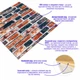 3D панель самоклеюча Sticker Wall SW-00001165 700х770х3 мм цегла - изображение 2