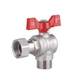 Кран кульовий з накидною гайкою Thermo Alliance Forte 3/4" ВЗ для води кутовий SF224W20 - зображення 1