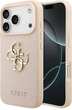 Панель Guess Grained Big 4G & Classic Logo для iPhone 17 Pro Max Pink - зображення 1