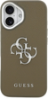 Панель Guess Grained Big 4G Classic Logo для iPhone 17 Brown - зображення 2