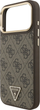 Etui plecki Guess 4G Triangle Logo MagSafe do iPhone 17 Pro Max Brown/Gold (3666339521141) - obraz 6