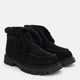 Женские зимние ботинки замшевые низкие Allshoes 190788 36 22.7 см Черные (ROZ6501054466) - изображение 3