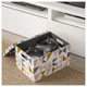 Коробка з кришкою IKEA (ІКЕА) TJENA 25х35х20см білий чорний рожевий (403.982.15) - зображення 3