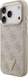 Панель Guess 4G Triangle Logo MagSafe для iPhone 17 Pro Pink/Gold (3666339521455) - зображення 2
