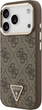 Панель Guess 4G Triangle Logo MagSafe для iPhone 17 Pro Brown/Gold (3666339521134) - зображення 2