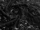 Ткань Гипюр фактурный цветочная композиция, черный, пог. м. (г0101, 2507052, цв1) - изображение 2