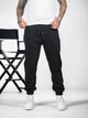 Мужские теплые спортивные штаны Teamv OVERSIZE 3 Черные M - изображение 7